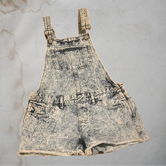 Amethyst Jeans Pants - Amethyst Jean Short Overalls Junior Size 0